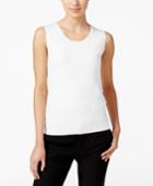 Charter Club Knit Shell Tank, Only At Macy's