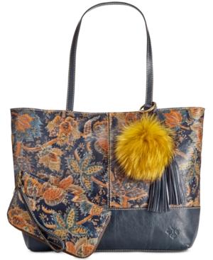Patricia Nash Londra Tote, Wallet & Pom Pom Bundle Set