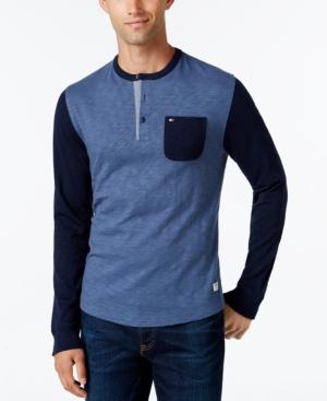 Tommy Hilfiger Men's Colorblocked Slub Henley