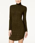 Ultra Flirt Juniors' Heathered Turtleneck Sweater Dress
