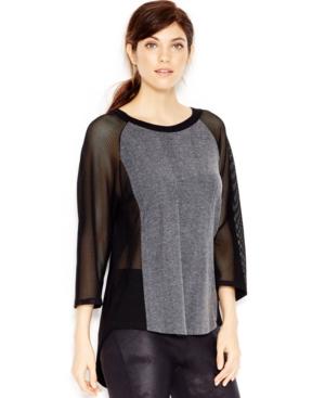 Rachel Rachel Roy Mesh Contrast Top