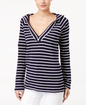 Calvin Klein Jeans Striped Pullover Hoodie