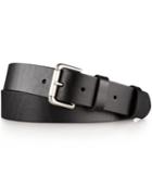 Polo Ralph Lauren Men's Big And Tall Italian Saddle Leather 1 1/2 Roller Belt