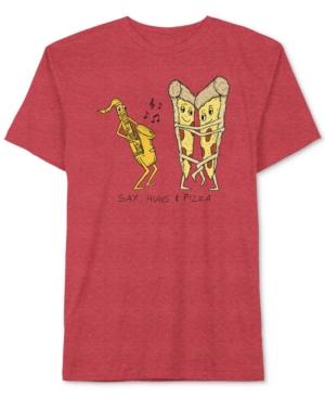 Jem Men's Graphic-print Sax, Hugs & Pizza T-shirt