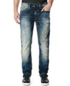 Buffalo David Bitton Men's Evan Slim-fit Blasted Darker Wash Jeans