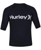 Hurley Men's One And Only Short Sleeve Logo-print Rash Guard