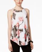Alfani Petite Floral-print Swing Top, Only At Macy's
