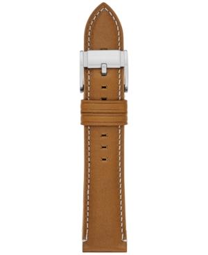 Fossil Men's Tan Leather Watch Strap 22mm S221246