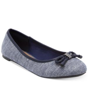 Nautica Women's Giande Bow Ballet Flats Women's Shoes