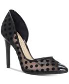 Jessica Simpson Piercey Polka-dot D'orsay Pumps Women's Shoes