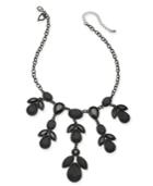Thalia Sodi Hematite-tone Stone Statement Necklace, 16 + 3 Extender, Created For Macy's