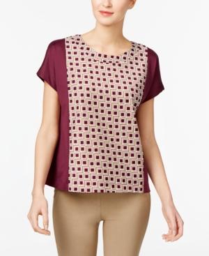 Weekend Max Mara Cotton Printed-front T-shirt