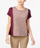 Weekend Max Mara Cotton Printed-front T-shirt