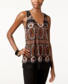 Inc International Concepts Printed Layered-look Tank Top, Only At Macy's