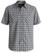 Quiksilver Men's Check Short-sleeve Shirt