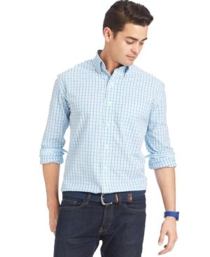 Izod Tattersall Button-down Shirt