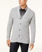 Alfani Men's Ribbed Cardigan Sweater
