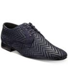 Roberto Cavalli Men's Woven Chevron Oxfords Men's Shoes