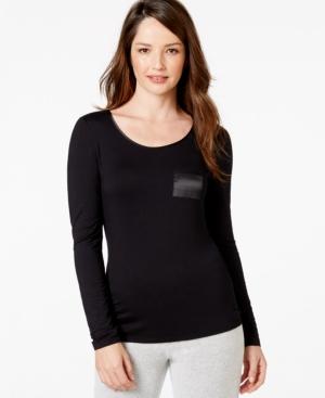 Alfani Long Sleeve Solid Top