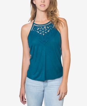 O'neill Juniors' Dya Crocheted Halter Tank Top