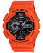 G-shock Men's Analog-digital Orange Resin Strap Watch 55x51mm Ga110mr-4a