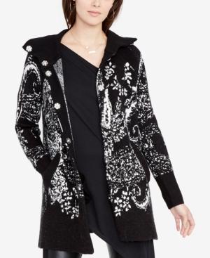 Rachel Rachel Roy Printed Sweater Coat, Created For Macy's