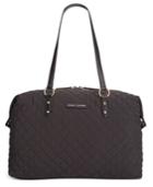Tommy Hilfiger Quilted Nylon Weekender Tote