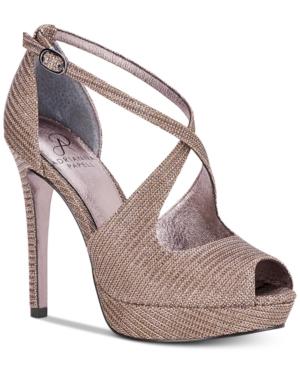 Adrianna Papell Rosalie Platform Evening Sandals Women's Shoes