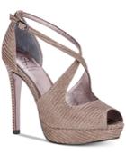 Adrianna Papell Rosalie Platform Evening Sandals Women's Shoes