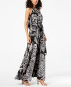 I.n.c. Printed Halter Maxi Dress, Created For Macy's