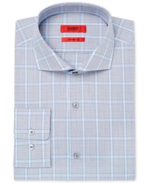 Hugo Men's Fitted Check Dress Shirt