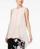 Alfani Flyaway High-low Blouse, Only At Macy's