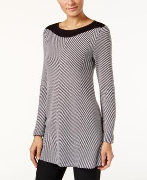 Alfani Prima Printed Knit Swing Top, Only At Macy's