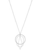Vince Camuto Gold-tone Multi-shape Long Pendant Necklace