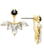 Inc International Concepts Gold-tone Pointed Crystal Earring Jackets, Only At Macy's
