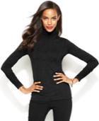 Alfani Petite Ruched Turtleneck Top, Only At Macy's