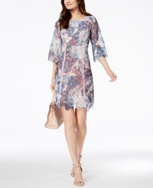 Jax Multicolored Lace Sheath Dress