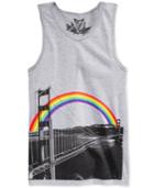 Univibe Men's Rainbow Pride Graphic-print Tank Top