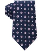 Club Room Men's Neat Daisy-print Classic Tie, Only At Macy's