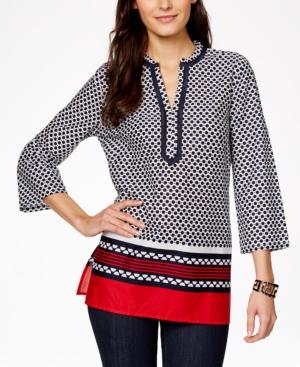 Tommy Hilfiger Printed Kurta Tunic Top