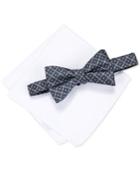 Alfani Men's Venus Geo Pre-tied Bow Tie & Pocket Square Set, Only At Macy's
