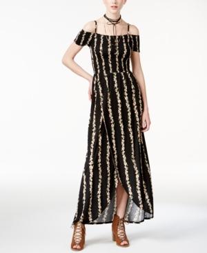 American Rag Juniors' Cold-shoulder Maxi Dress, Created For Macy's