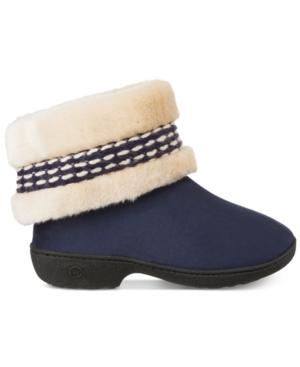 Isotoner Signature Women's Erica Microsuede Boot Slippers