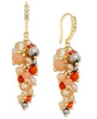 Inc International Concepts Gold-tone Bead Cluster Berry Drop Earrings, Only At Macy's