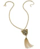 Thalia Sodi Animal Head Tassel Pendant Necklace, Created For Macy's