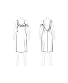 Customize: Switch To Petti Length - Fame And Partners Metallic Draped-strap Petti Dress