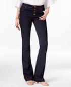 Inc International Concepts Curvy-fit Ink Wash Flare-leg Jeans, Only At Macy's