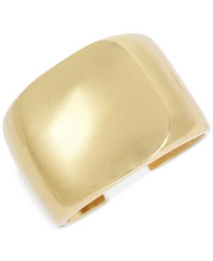 Kenneth Cole New York Gold-tone Large Hinged Cuff Bracelet