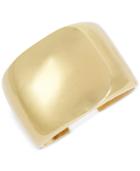 Kenneth Cole New York Gold-tone Large Hinged Cuff Bracelet