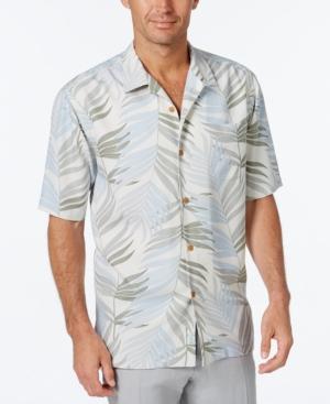 Tommy Bahama Men's La Palmera Palm-print Short-sleeve Silk Shirt